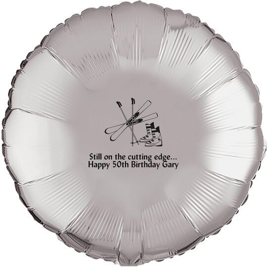 Aspen Ski Mylar Balloons