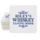 Whiskey Tasting Room Square Coasters Image 1 of 2