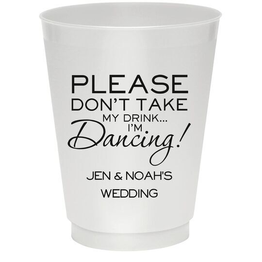 I'm Dancing Colored Shatterproof Cups