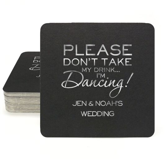 I'm Dancing Square Coasters