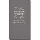 To Love Laughter Happily Ever After Guest Towels Image 4 of 5