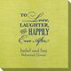 To Love Laughter Happily Ever After Bamboo Luxe Napkins Image 1 of 5