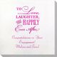 To Love Laughter Happily Ever After Bamboo Luxe Napkins Image 5 of 5