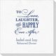 To Love Laughter Happily Ever After Deville Napkins Image 1 of 5