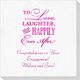 To Love Laughter Happily Ever After Deville Napkins Image 5 of 5