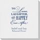 To Love Laughter Happily Ever After Linen Like Napkins Image 1 of 5