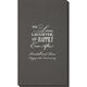 To Love Laughter Happily Ever After Linen Like Guest Towels Image 3 of 5