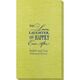 To Love Laughter Happily Ever After Bamboo Luxe Guest Towels Image 1 of 5