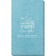 To Love Laughter Happily Ever After Bamboo Luxe Guest Towels Image 3 of 5