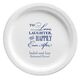 To Love Laughter Happily Ever After Paper Plates Image 1 of 5