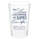 To Love Laughter Happily Ever After Clear Plastic Cups Image 1 of 5