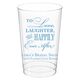 To Love Laughter Happily Ever After Clear Plastic Cups Image 4 of 5