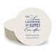 To Love Laughter Happily Ever After Round Coasters Image 1 of 5