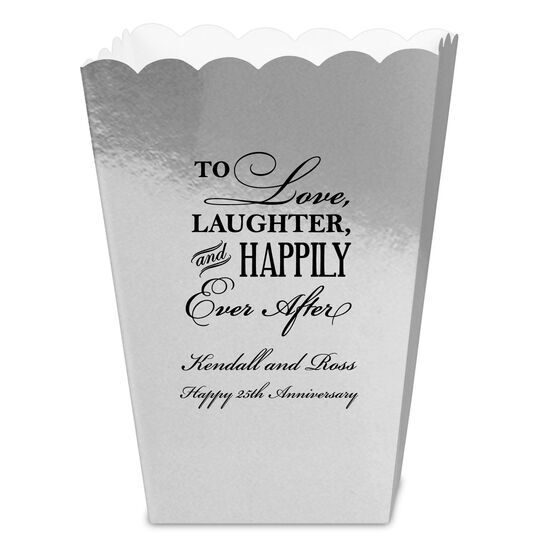 To Love Laughter Happily Ever After Mini Popcorn Boxes