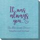 It Was Always You Bamboo Luxe Napkins Image 3 of 3