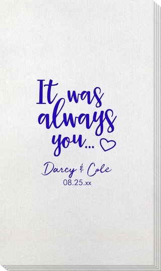 It Was Always You Bamboo Luxe Guest Towels