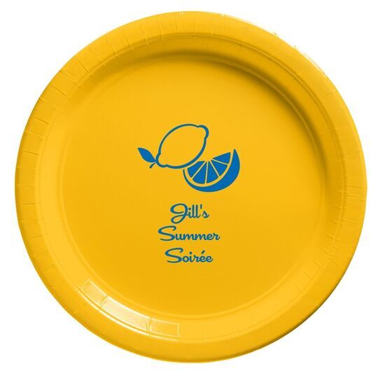 Lemon Paper Plates