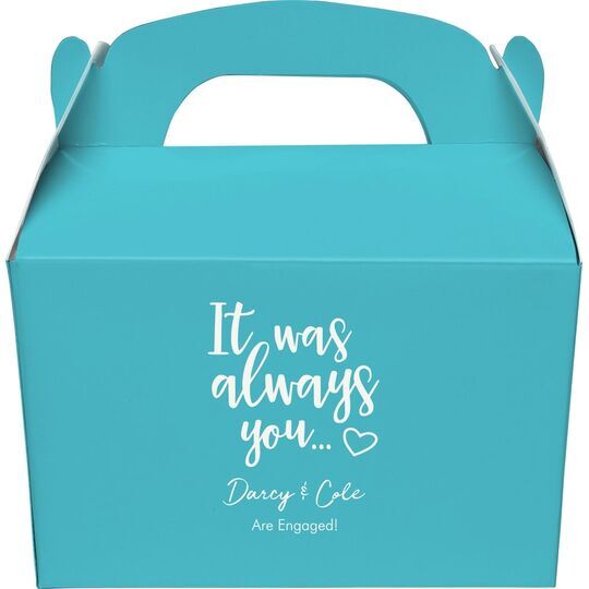 It Was Always You Gable Favor Boxes