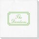 Your Text in Double Frame Deville Napkins Image 3 of 7