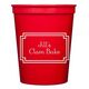 Your Text in Double Frame Stadium Cups Image 1 of 7