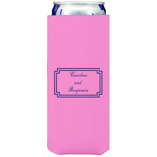 Your Text in Double Frame Collapsible Slim Huggers