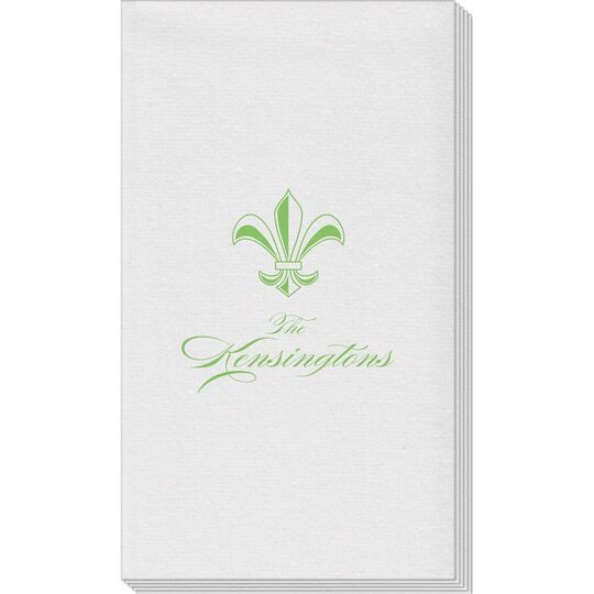 Castle Fleur-de-Lis Linen Like Guest Towels