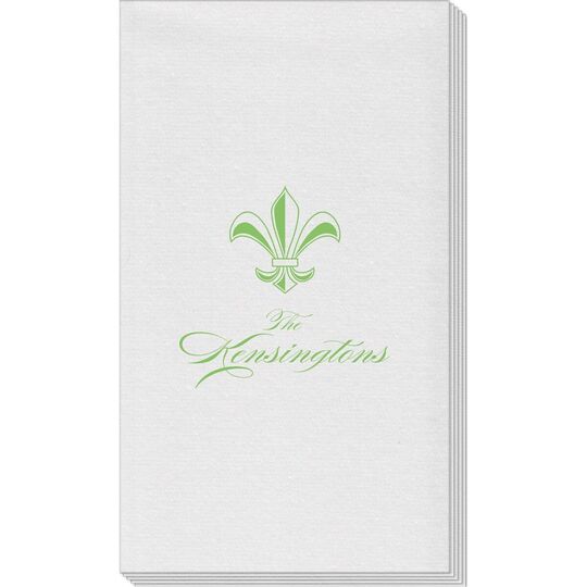 Castle Fleur-de-Lis Linen Like Guest Towels