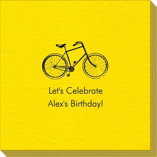 Bicycle Linen Like Napkins