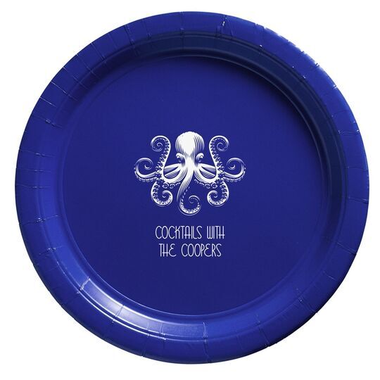 Octopus Paper Plates