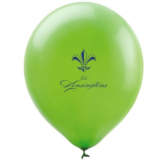 Castle Fleur-de-Lis Latex Balloons