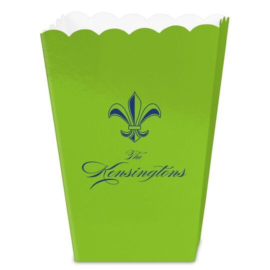 Castle Fleur-de-Lis Mini Popcorn Boxes