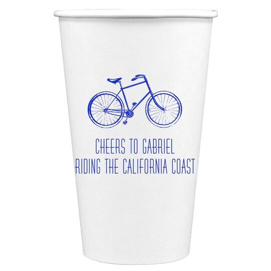 Bicycle Paper Coffee Cups