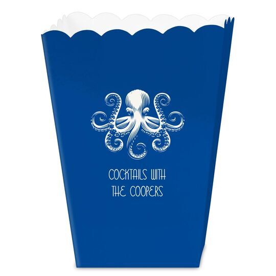 Octopus Mini Popcorn Boxes