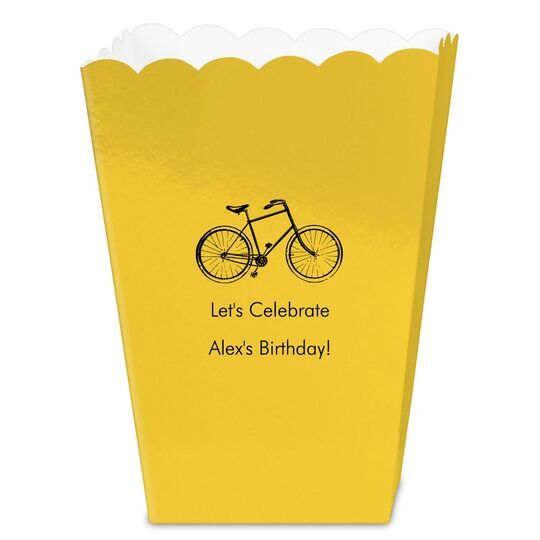 Bicycle Mini Popcorn Boxes