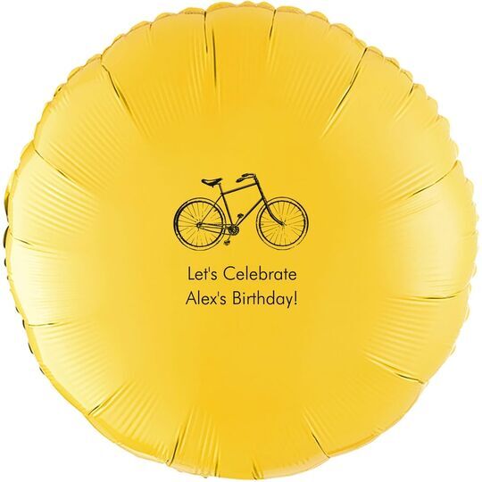 Bicycle Mylar Balloons
