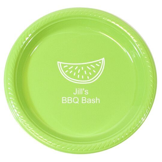 Watermelon Plastic Plates