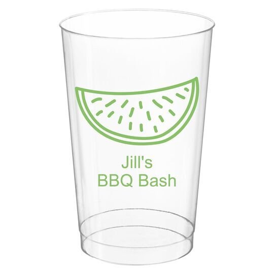 Watermelon Clear Plastic Cups