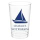 Cutter Sailboat Clear Plastic Cups Image 2 of 2