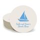 Cutter Sailboat Round Coasters Image 1 of 2