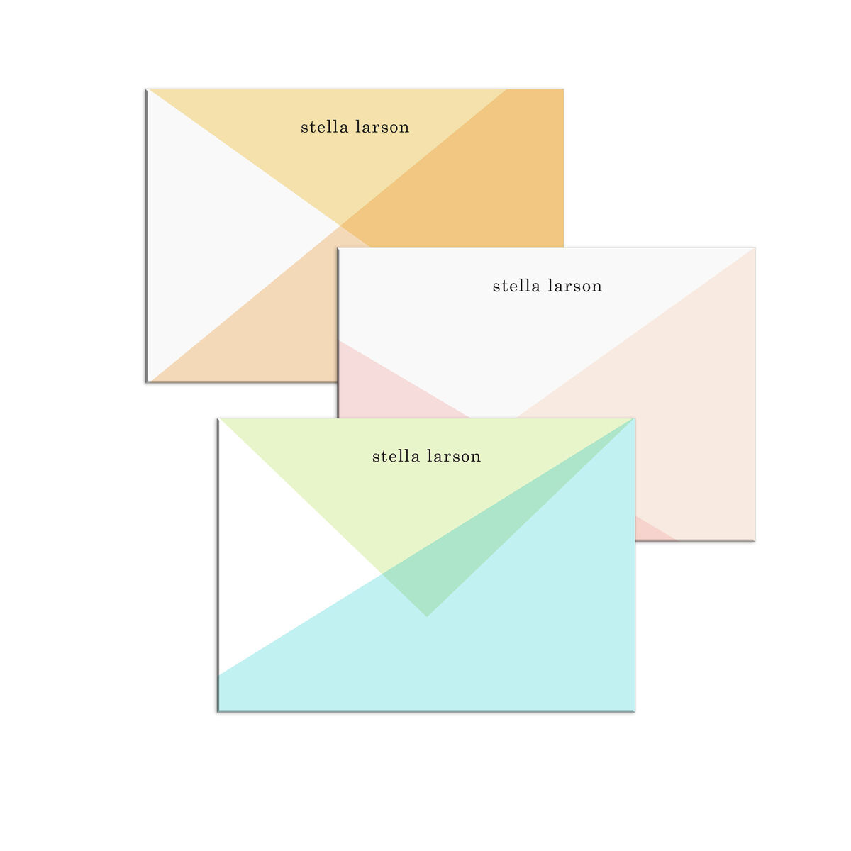 Custom Chic Abstract 4x3 Post-it® Notes
