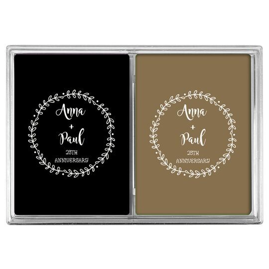 Sweet Wreath Double Deck Playing Cards