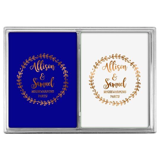 Sweet Wreath Double Deck Playing Cards