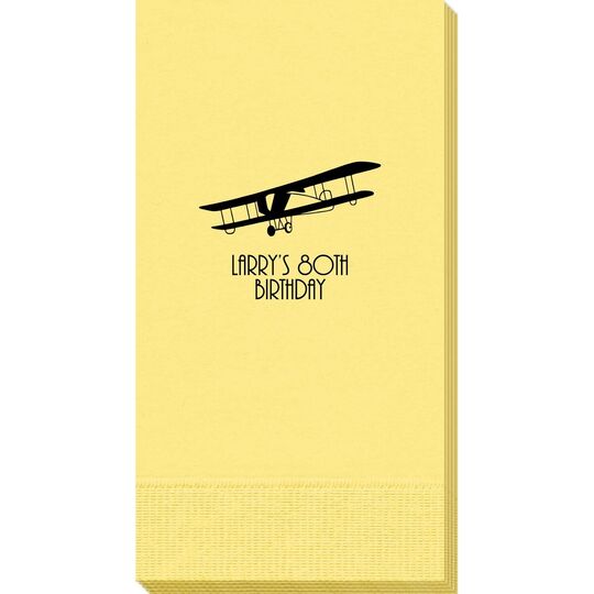 Vintage Plane Guest Towels