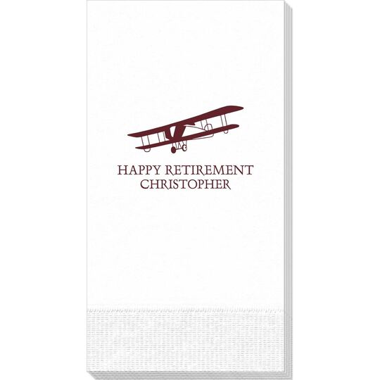 Vintage Plane Guest Towels