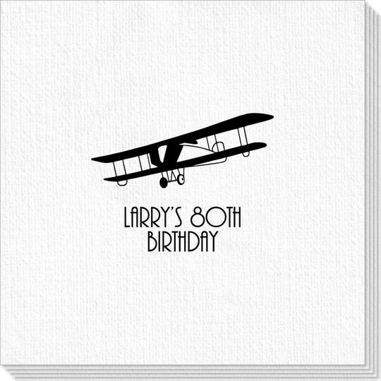 Vintage Plane Deville Napkins