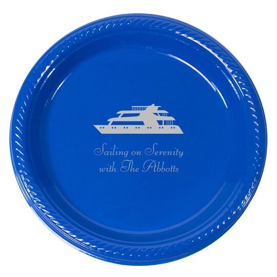 Two Story Yacht Plastic Plates