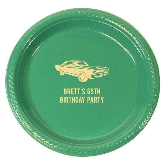Muscle Car Plastic Plates
