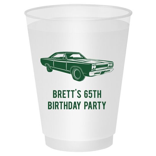 Muscle Car Shatterproof Cups