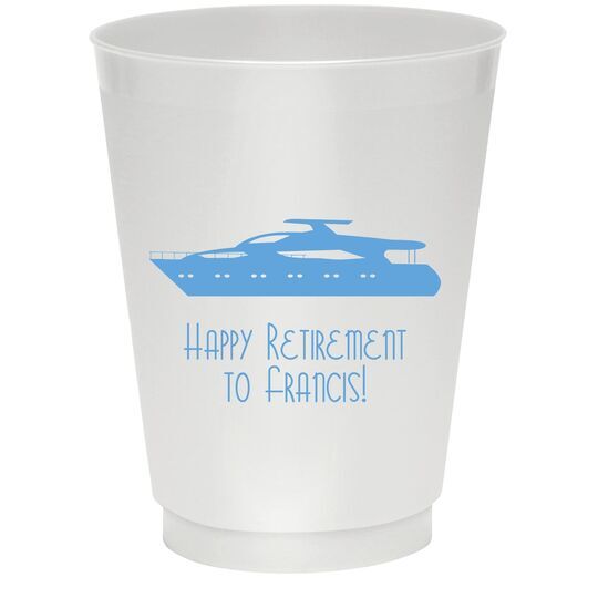 Large Yacht Colored Shatterproof Cups