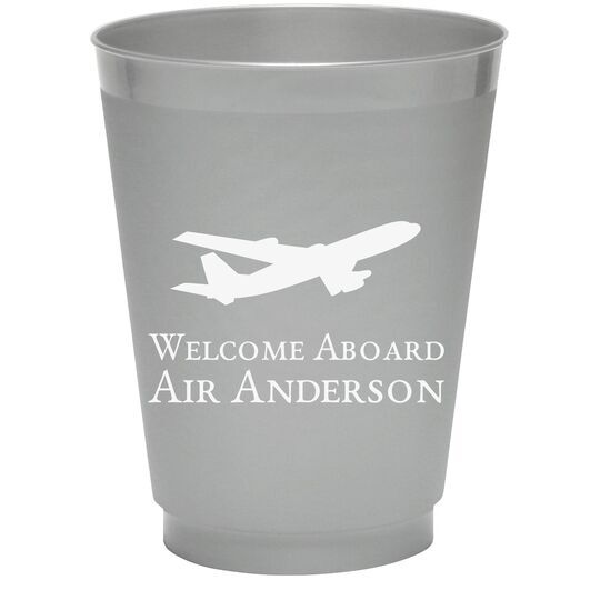 Jumbo Airliner Colored Shatterproof Cups